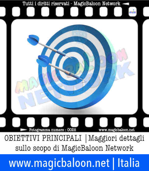 Scopo e principali obiettivi : MagicBaloon Network Italia: la più vasta rete di professionisti di addobbi ed allestimenti con palloni e palloncini. Servizi in tutta Italia per aziende e privati